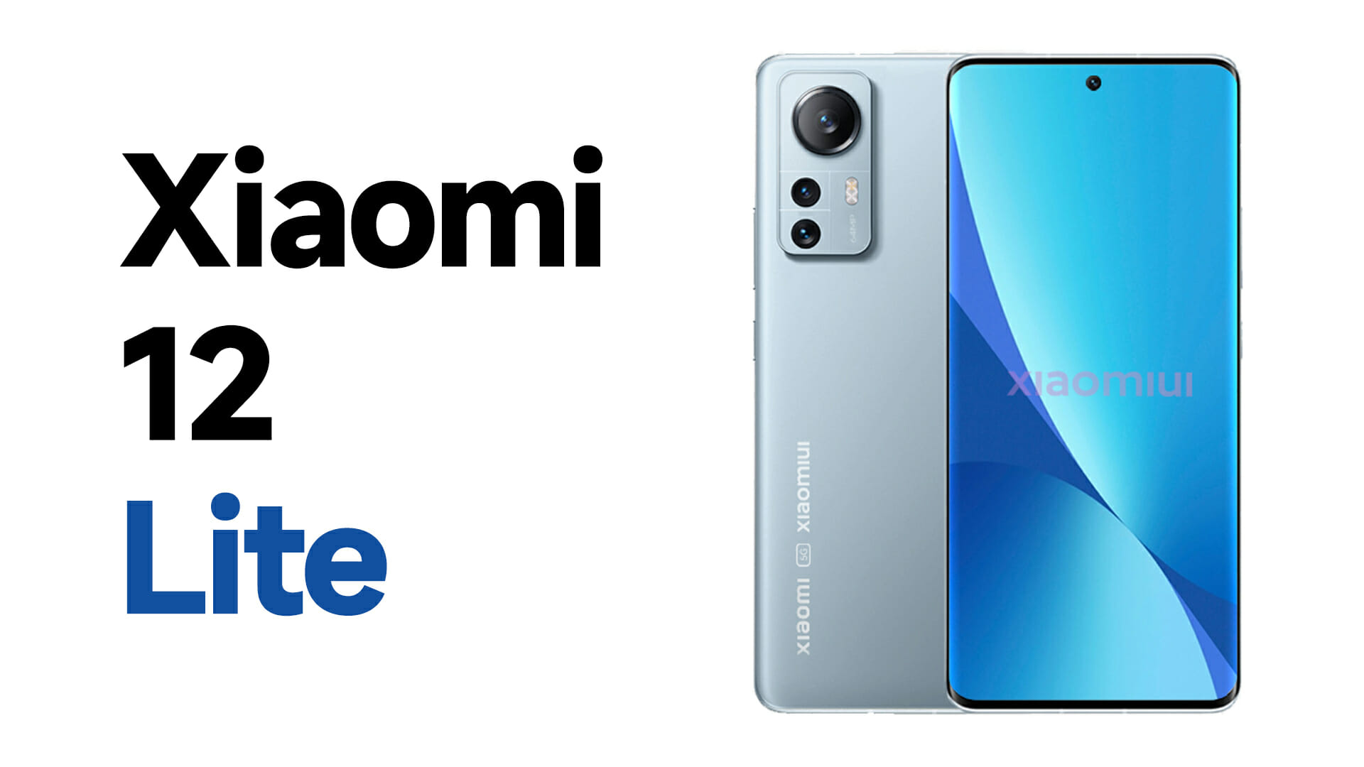 Появились дизайн и характеристики Xiaomi 12 Lite